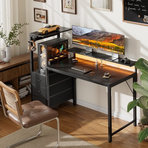 Gaming tisch mit led - tisch, &