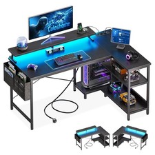 Gaming Tisch L Form LED